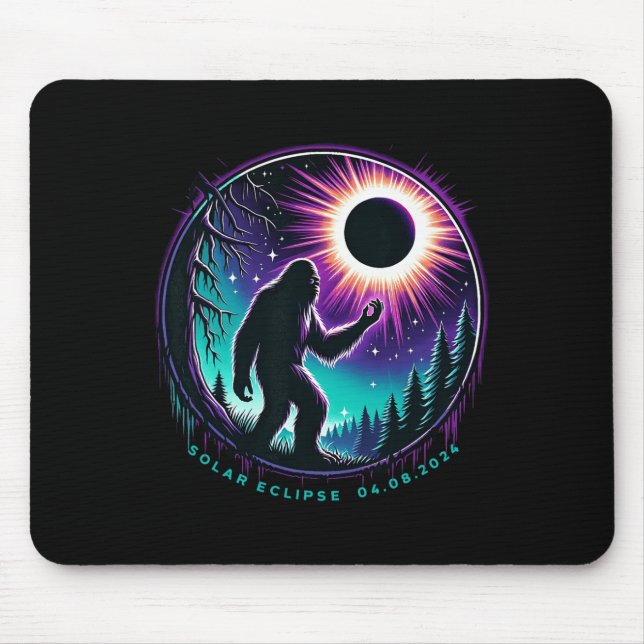 Mousepad Total abril 8 2024 Eclipse solar total (Frente)