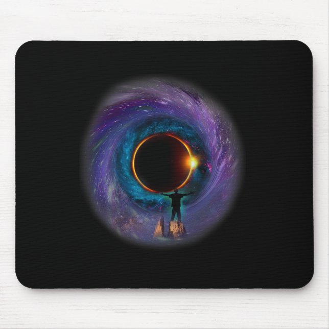 Mousepad Total de Eclipes Solares da América, Primavera 4.0 (Frente)