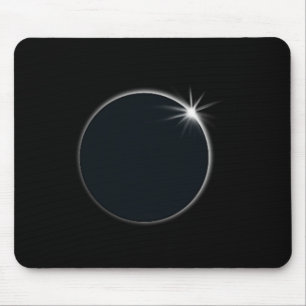 Mousepad Total de Eclipse Solar US American Flag Totality 0
