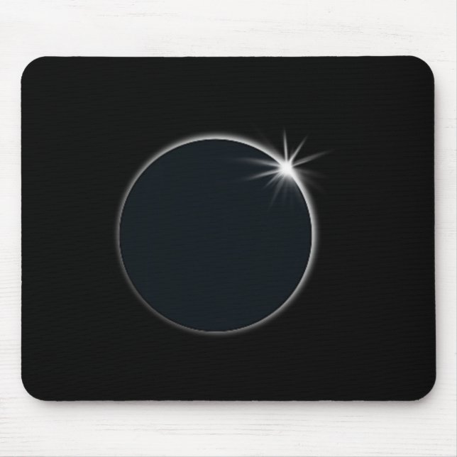 Mousepad Total de Eclipse Solar US American Flag Totality 0 (Frente)