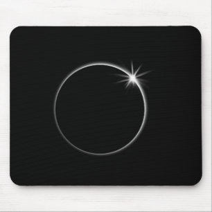 Mousepad Total de Eclipse Solar US American Flag Totality 0