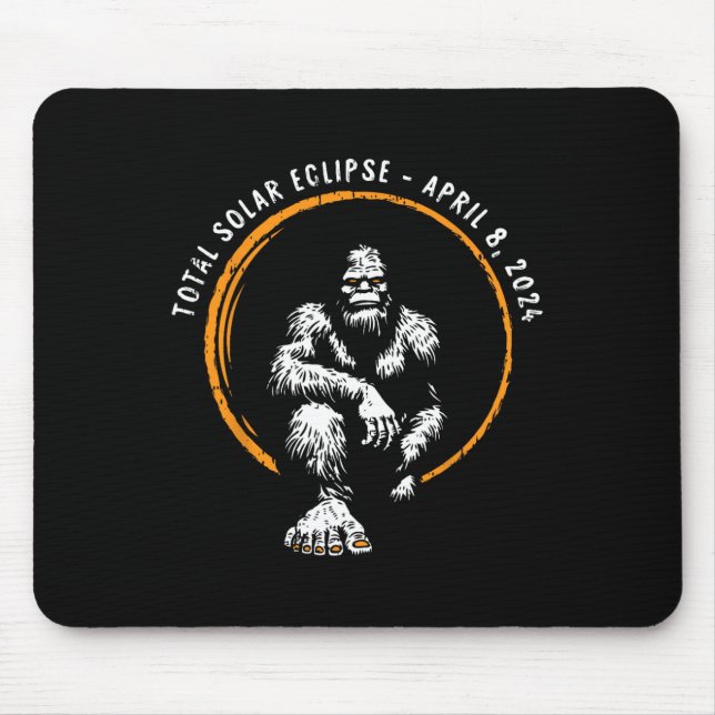 Mousepad Total Eclipse Solar Abril 8 2024 Totalidade (Frente)