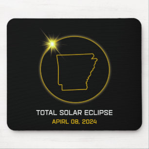 Mousepad Total Solar Eclipse 2024 The Arkansas Tour Totalit