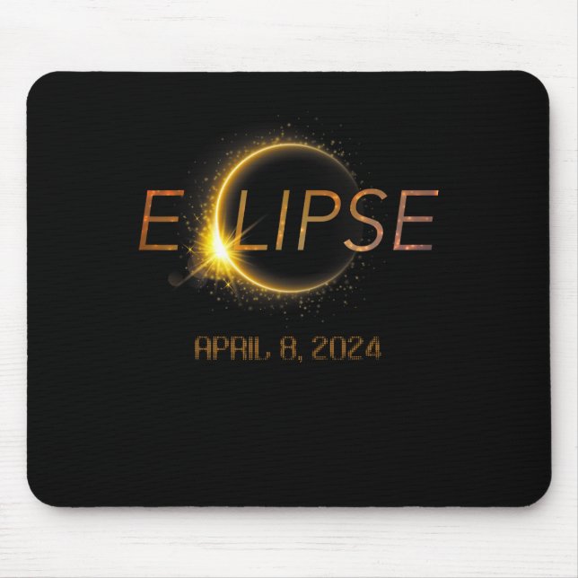Mousepad Totalidade Eclipse 4.08.24 Eclipse Solar Total 202 (Frente)