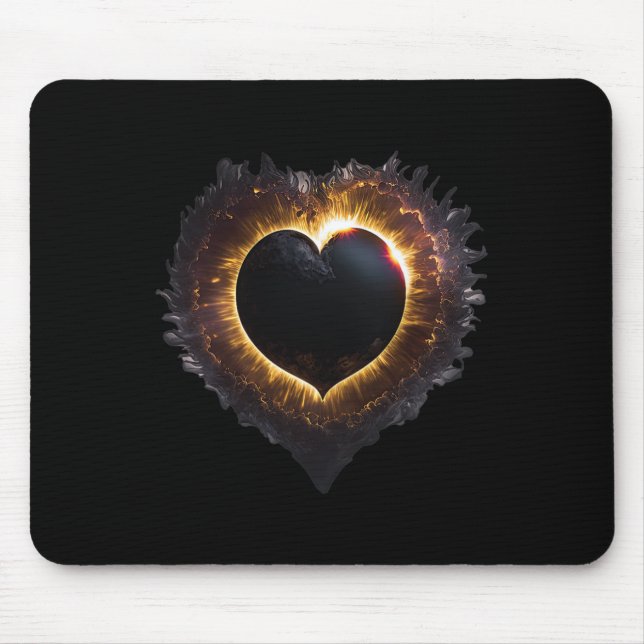 Mousepad Totalidade Girls Forma Cardíaca Total Eclipse Sola (Frente)