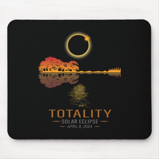 Mousepad Totalidade Primavera 4 08 24 Eclipse Solar Guitarr (Frente)
