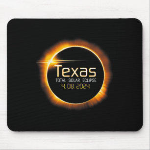Mousepad Totalidade Usa do Eclipse Solar Texas 2024