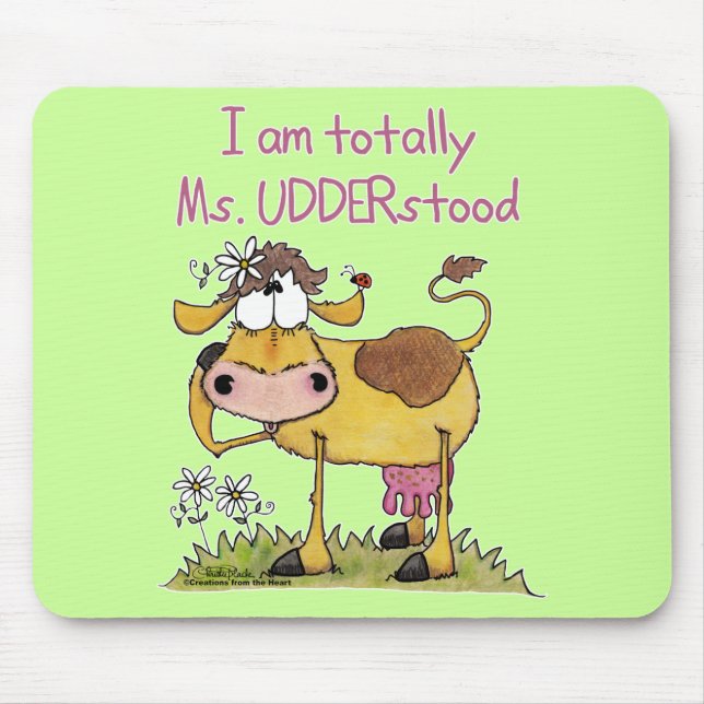 Mousepad Totalmente Sra. UDDERstand (Frente)