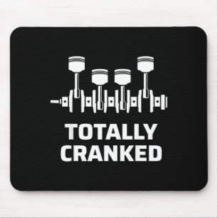 Mousepad Totalmente travesso humor de mecânico de carro eng