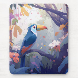 Mousepad Toucan Bird Retrait Animal Painting Willife Free