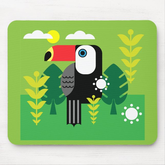 Mousepad Toucan Tropical Bird (Frente)