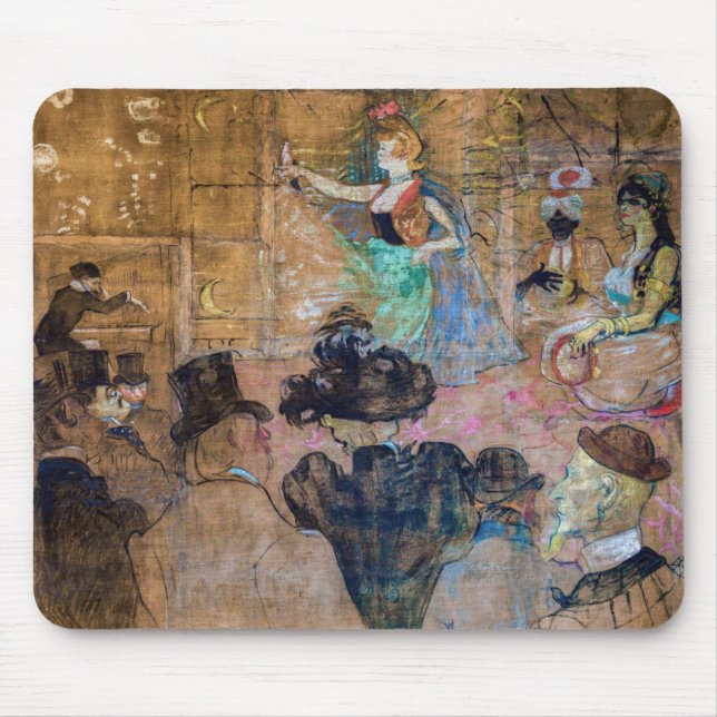 Mousepad Toulouse-Lautrec - Dança Moorish / Os Almehs (Frente)