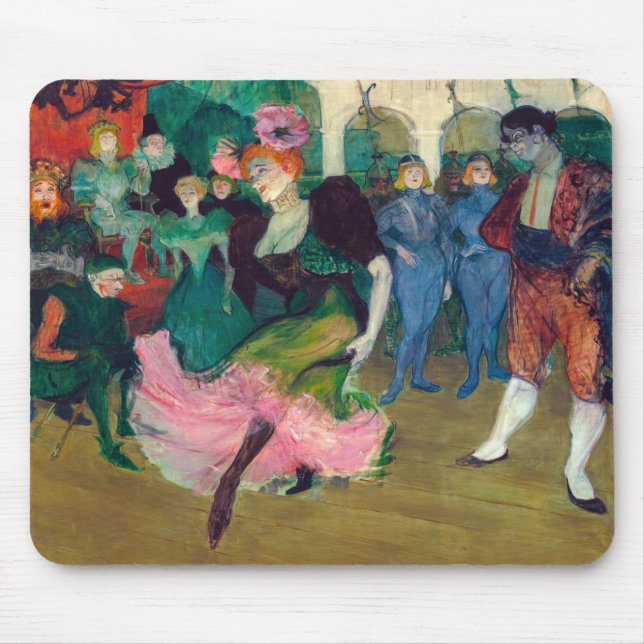 Mousepad Toulouse-Lautrec - Marcelle Lender, Dançando Boler (Frente)