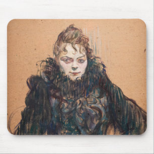 Mousepad Toulouse-Lautrec - Mulher com Boa Negra