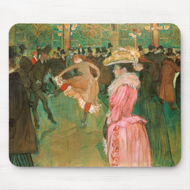 Mousepad Toulouse-Lautrec - Na Rota, A Dança (Frente)