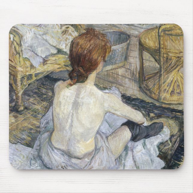 Mousepad Toulouse-Lautrec - Rousse/Toilet (Frente)