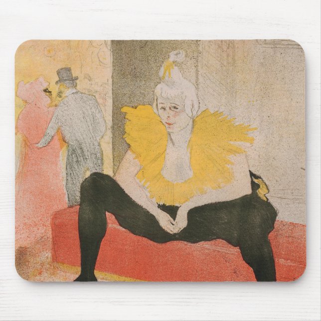 Mousepad Toulouse-Lautrec - Sessão Mademoiselle Cha-u-kao (Frente)