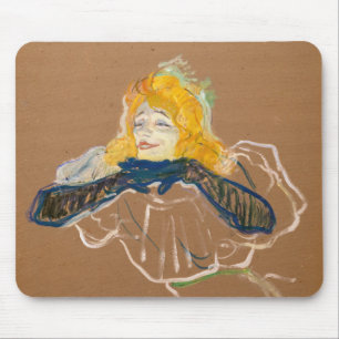 Mousepad Toulouse-Lautrec - Yvette Guilbert Singing