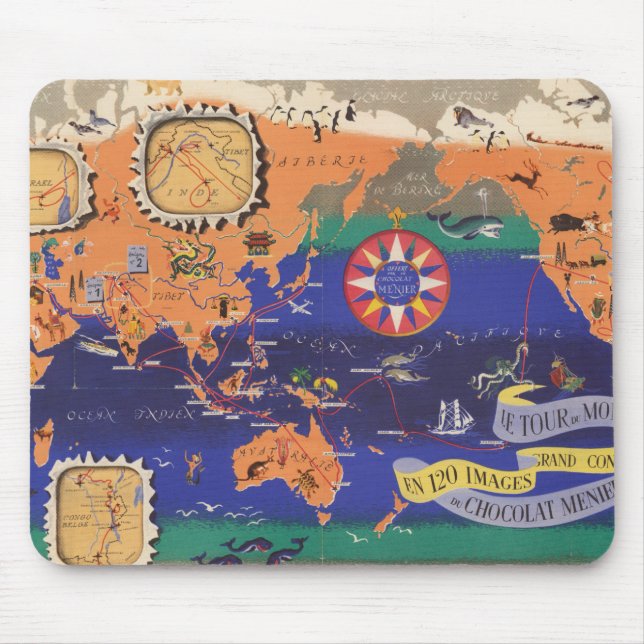Mousepad Tour du Monde (Frente)