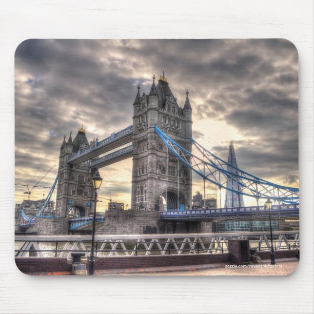 Mousepad Tower Bridge & The Shard, Londres, Inglaterra (Frente)