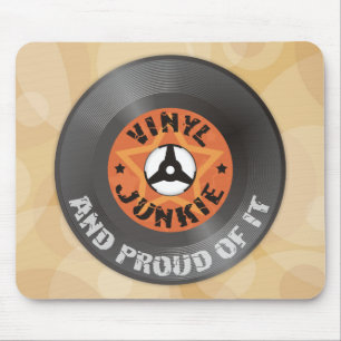 Mousepad Toxicómano do vinil - e orgulhoso dele