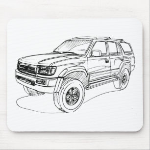 Mousepad Toy 4Runner gen3 1996+