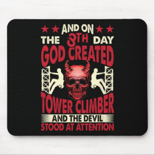 Mousepad Trabalhador de Torre de Celular Andaime de Torre d