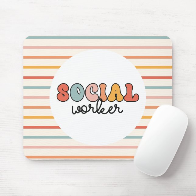 Mousepad Trabalhador Social Retroativo (Com mouse)
