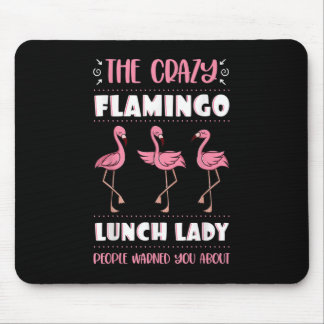 Mousepad Trabalhadora Da Cafeteria Flamingo Rosa Loucura, L