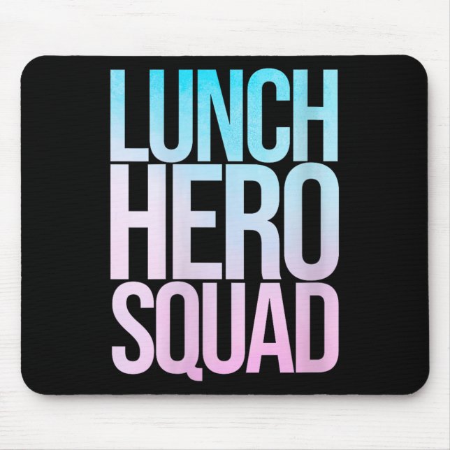 Mousepad Trabalhadoras de Cafeteria de Almoço da Escola de  (Frente)