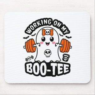 Mousepad Trabalhando no meu Morto de Tee Halloween Levanta