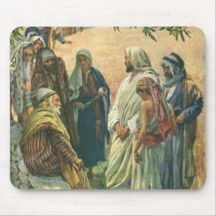 Mousepad Trabalhando no Sabá, Religião Vintage
