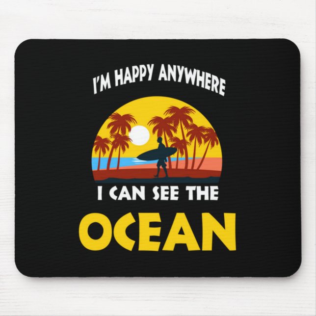 Mousepad Trabalho artístico de verão (Frente)