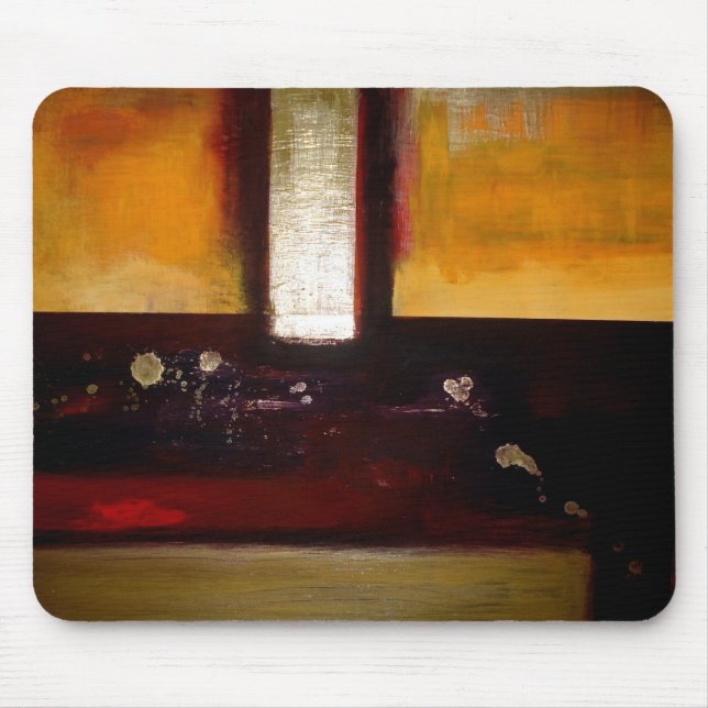 Mousepad Trabalho de arte abstrato (Frente)