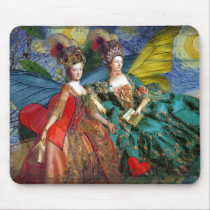 Mousepad Trabalho de arte de Astrologia Whimsical Gemini