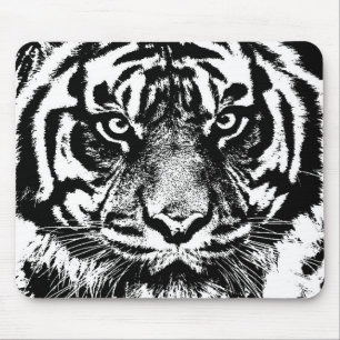 Mousepad Trabalho de arte de Olhos de Borneo Tiger Borneo W