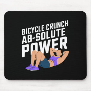 Mousepad Trabalho de Malhação de Bicicleta de Exercício de 