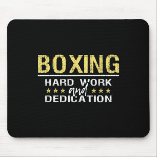 Mousepad Trabalho E Dedicação Do Duro In A Box - Kickboxing