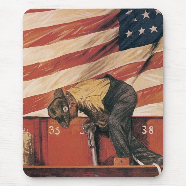 Mousepad Trabalho em equipe vence (Frente)