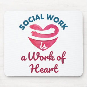 Mousepad Trabalho Social é uma obra de trabalhador social
