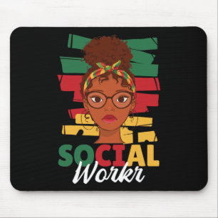 Mousepad Trabalho Social Mês de História Negra