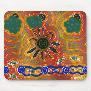 Mousepad Trabalhos de arte aborígenes