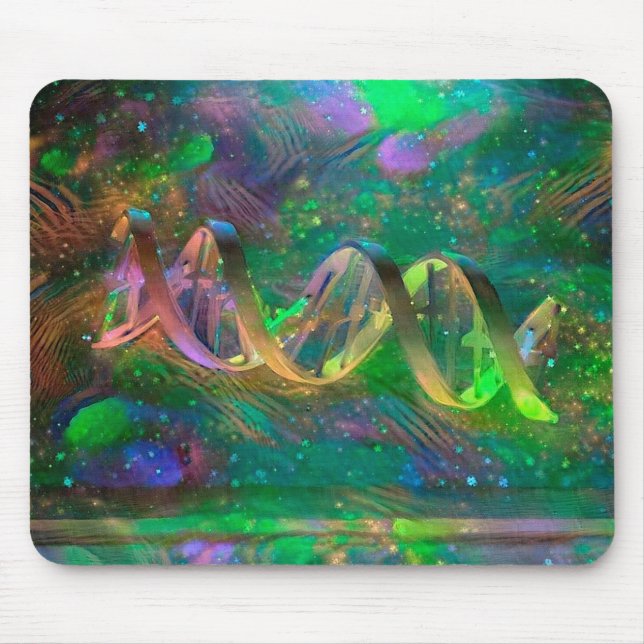 Mousepad Trabalhos de arte da costa do ADN (Frente)