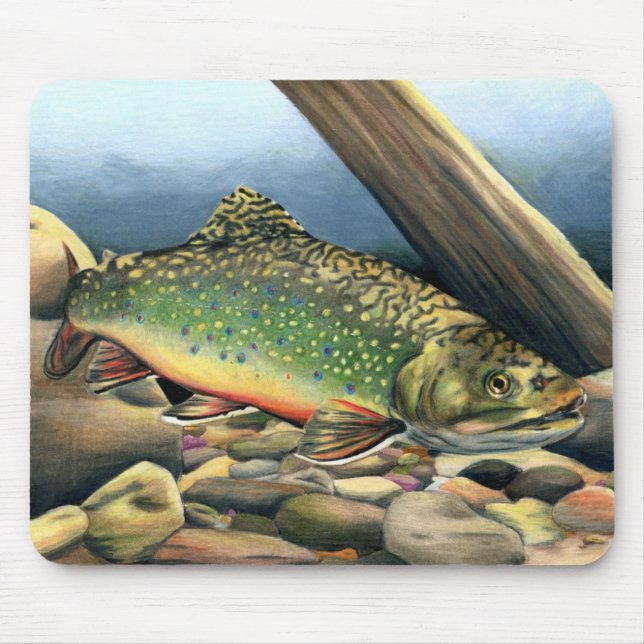 Mousepad Trabalhos de arte de vencimento por E. Argot, (Frente)