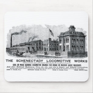 Mousepad Trabalhos locomotivos de Alco-Schenectady, 1870