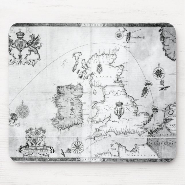 Mousepad Trace mostrar a rota da frota da armada (Frente)