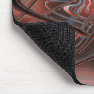 Mousepad Traços de onda russos com sombra de fumaça no oco
