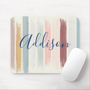 Mousepad Traços de pincel de Pastel personalizados