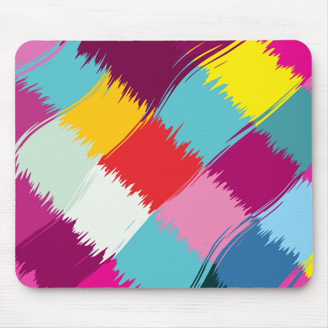 Mousepad Traços de tinta desenho abstrato (Frente)