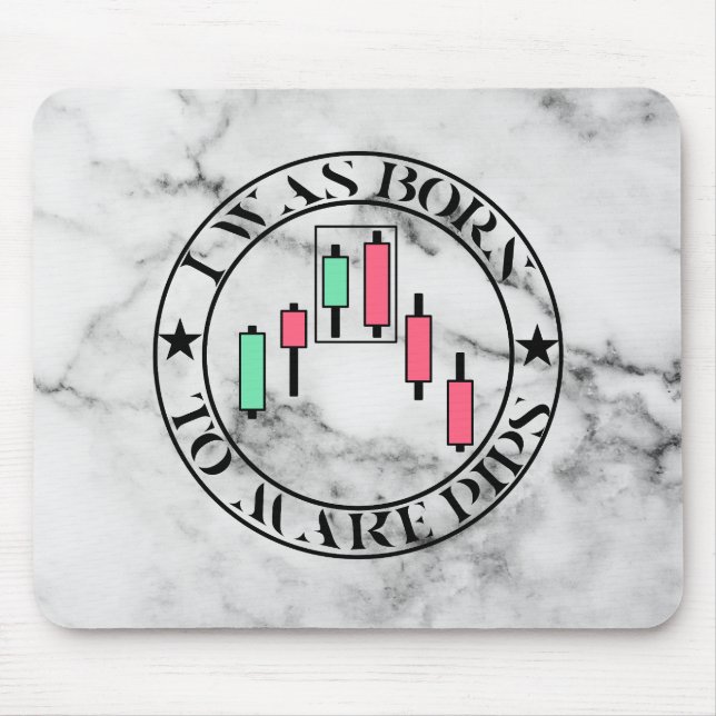 Mousepad Trade Design | Bearish pattern Marble | Pips (Frente)